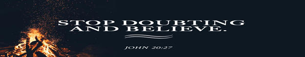 Stop doubting
