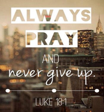 Always pray